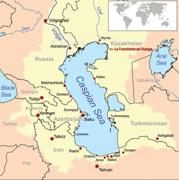 Carte Mer Caspienne copie