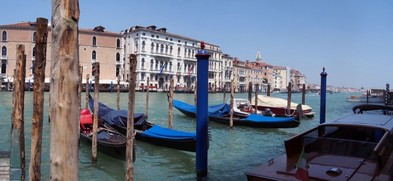 Canal grande Venise Panoramique (6 photos) w